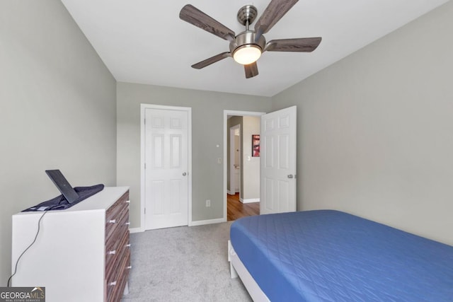 1936 Lakeshore Overlook Cir NW, Kennesaw, GA 30152 - bedroom featuring carpet flooring and a ceiling fan