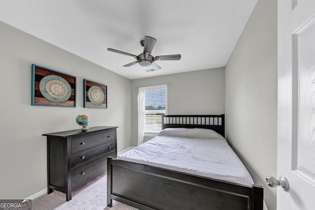 1936 Lakeshore Overlook Cir NW, Kennesaw, GA 30152 - bedroom featuring light colored carpet and a ceiling fan