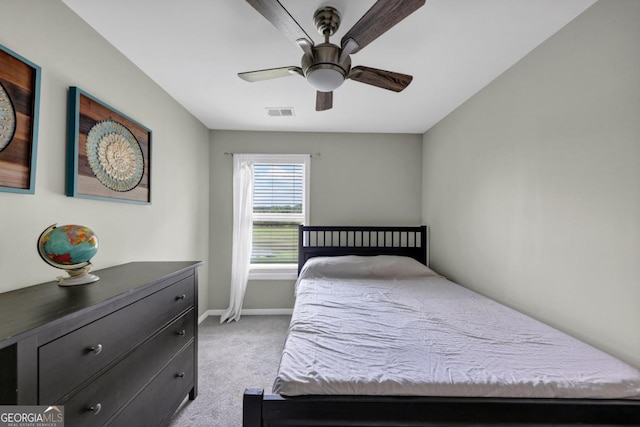 1936 Lakeshore Overlook Cir NW, Kennesaw, GA 30152 - bedroom featuring light carpet and ceiling fan