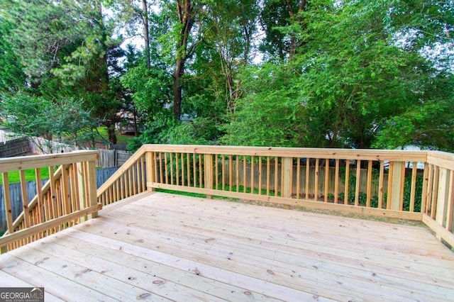 909 Shiloh Ridge Run NW, Kennesaw, GA 30144 - view of wooden terrace
