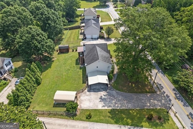 47 Powder Springs St, Hiram, GA 30141 - view from above of property