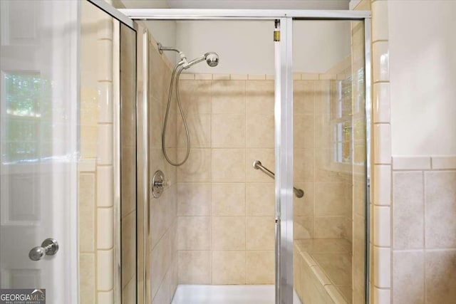 2179 Mountclaire Ct, Stone Mountain, GA 30087 - full bathroom with a shower stall