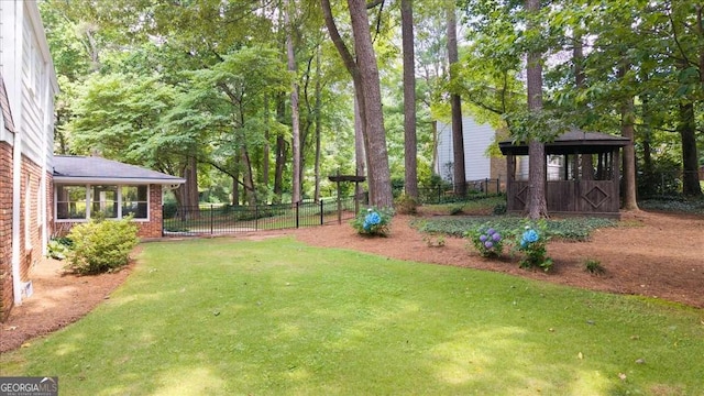 2179 Mountclaire Ct, Stone Mountain, GA 30087 - view of yard featuring a gazebo