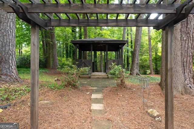 2179 Mountclaire Ct, Stone Mountain, GA 30087 - view of front of home featuring a pergola