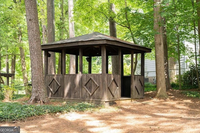 2179 Mountclaire Ct, Stone Mountain, GA 30087 - view of outbuilding with a gazebo