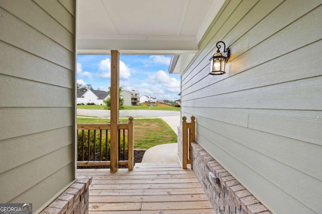 6422 Woodland Station Dr, Lula, GA 30554 - porch featuring a residential view