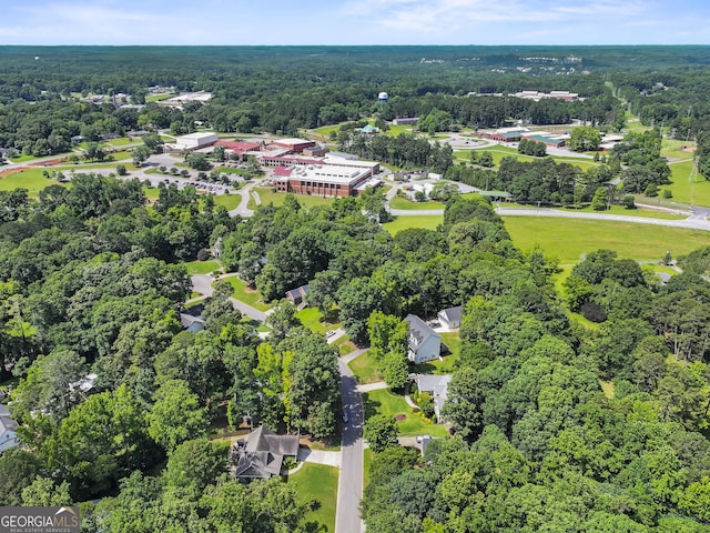 105 Crestview Dr, Jefferson, GA 30549 - aerial view of property and surrounding area featuring a forest