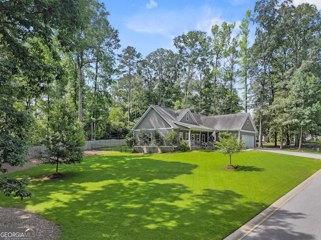 105 Crestview Dr, Jefferson, GA 30549 - view of front of house featuring an attached garage, a porch, and driveway