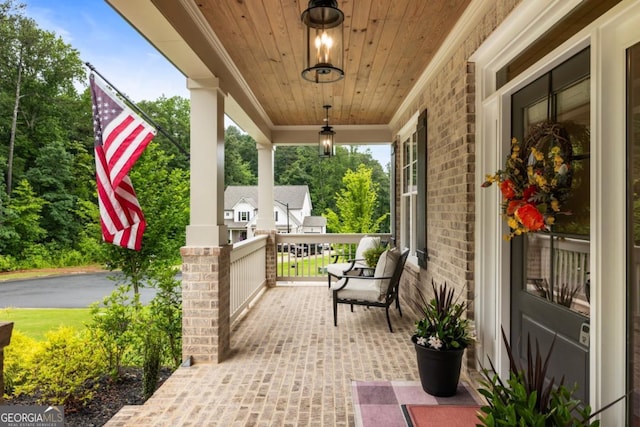 4395 Capstone Ct, Roswell, GA 30075 - view of porch