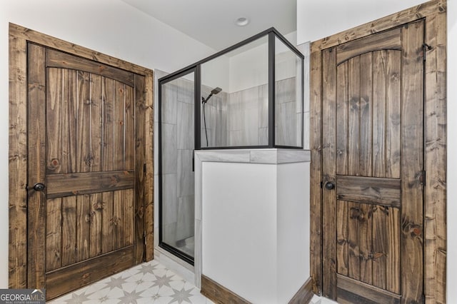 595 Arp Rd, Mineral Bluff, GA 30559 - bathroom with a shower stall