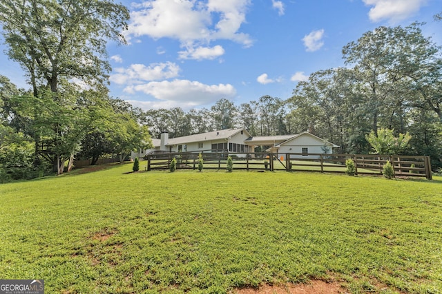 980 Casteel Rd, Powder Springs, GA 30127 - view of fenced backyard
