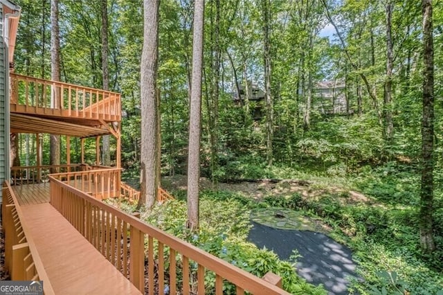 1279 Colony Pl, Marietta, GA 30068 - view of wooden deck