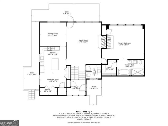 1279 Colony Pl, Marietta, GA 30068 - view of room layout