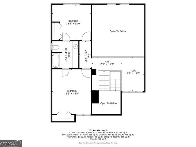 1279 Colony Pl, Marietta, GA 30068 - view of property floor plan