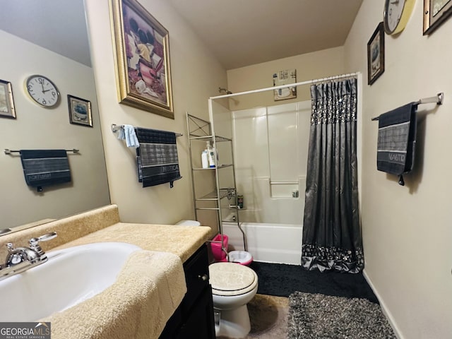 942 Amelia Dr, Byron, GA 31008 - full bathroom with vanity and shower / bath combo
