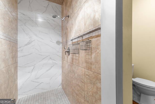 6567 Tahiti Way, Flowery Branch, GA 30542 - bathroom with toilet and tiled shower