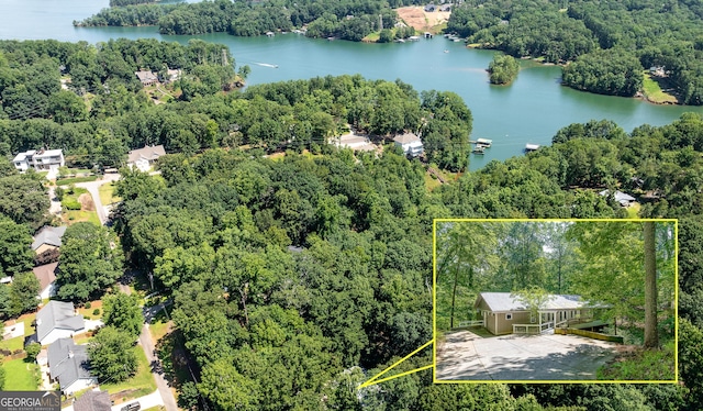 6567 Tahiti Way, Flowery Branch, GA 30542 - aerial overview of property's location with property parcel outlined