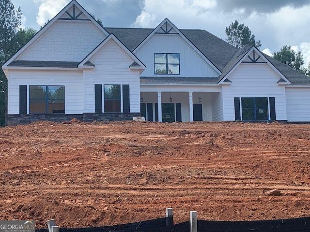 148 Powder Creek Way, Dallas, GA 30157 - modern farmhouse featuring board and batten siding