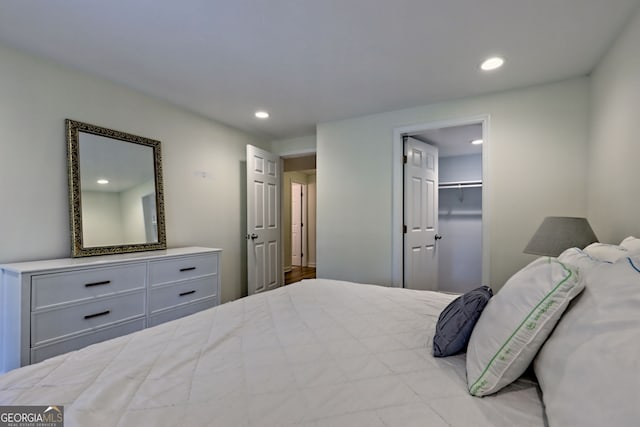 33 Berkshire Ln, Dillard, GA 30537 - bedroom with recessed lighting and a spacious closet