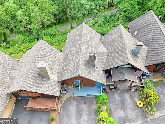 33 Berkshire Ln, Dillard, GA 30537 - aerial view of property and surrounding area