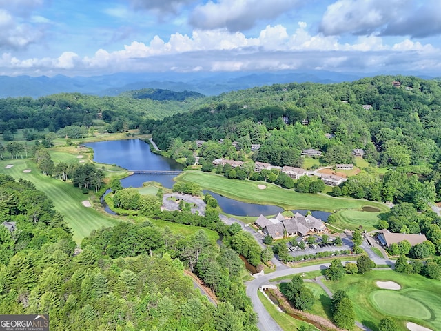33 Berkshire Ln, Dillard, GA 30537 - aerial view of a water and mountain view and a local golf course