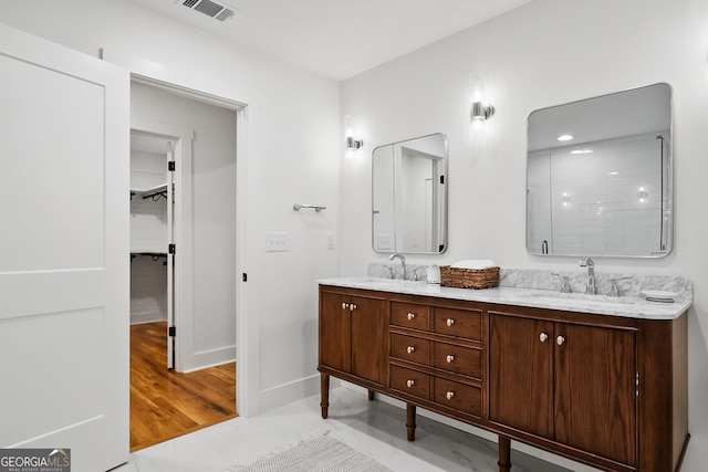685 Pinecrest Dr, Athens, GA 30605 - bathroom featuring double vanity and baseboards
