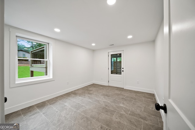685 Pinecrest Dr, Athens, GA 30605 - unfurnished room with baseboards and recessed lighting