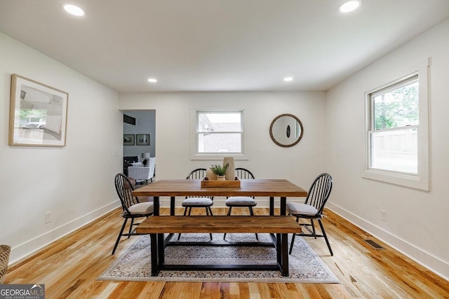 685 Pinecrest Dr, Athens, GA 30605 - dining area featuring recessed lighting and light wood finished floors