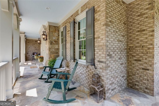930 Shepards Ct, Roswell, GA 30075 - view of covered porch
