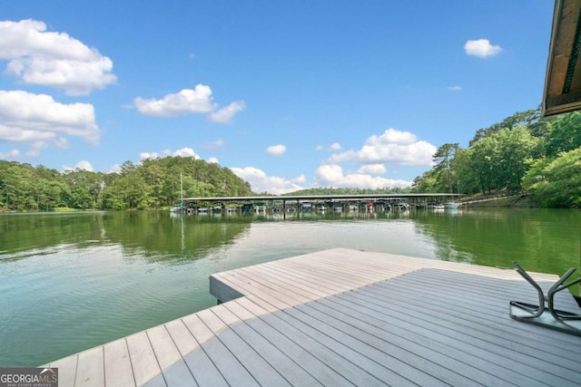 451 Wilderness Camp Rd, White, GA 30184 - dock area featuring a water view