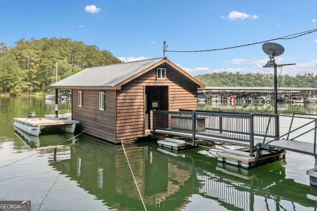 451 Wilderness Camp Rd, White, GA 30184 - dock area featuring a water view