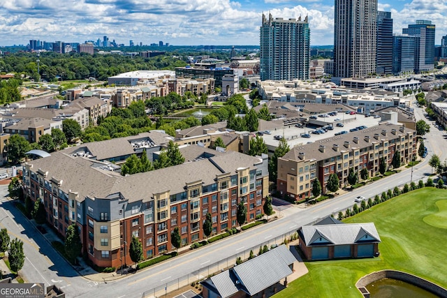 400 17th St NW Unit 2308, Atlanta, GA 30363 - aerial view of city skyline and a local golf course
