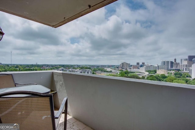 375 Ralph Mcgill Blvd NE Unit 1701, Atlanta, GA 30312 - balcony featuring a city view