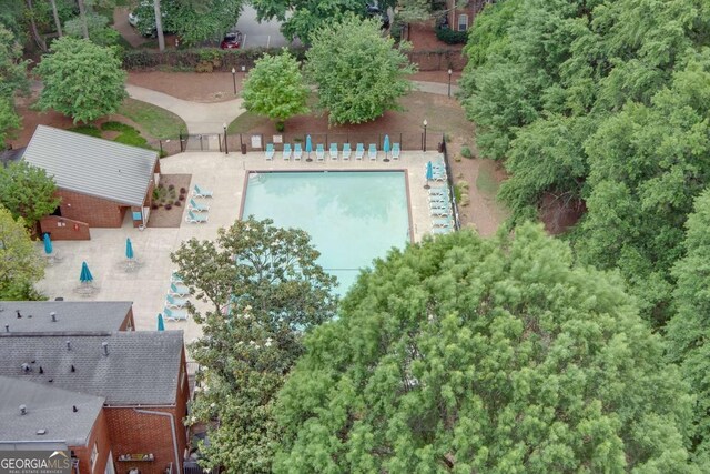 375 Ralph Mcgill Blvd NE Unit 1701, Atlanta, GA 30312 - aerial view of property and surrounding area