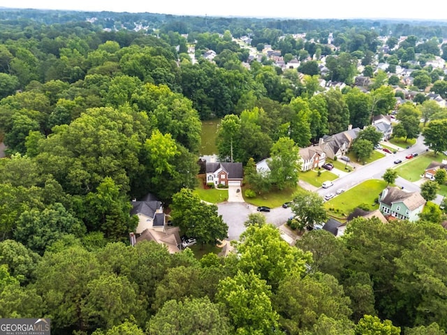 3229 Dunlin Lake Rd, Lawrenceville, GA 30044 - aerial perspective of suburban area featuring a forest