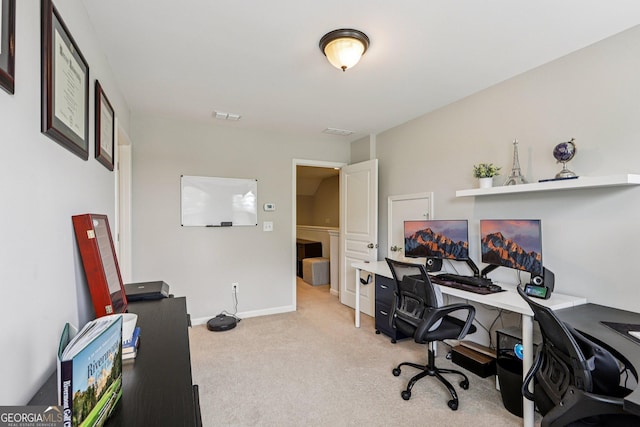 8215 Harlond Way, Suwanee, GA 30024 - office area with carpet floors and baseboards