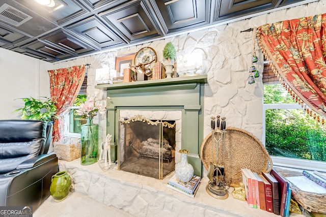 6180 Old Jefferson Rd, Athens, GA 30607 - detailed view of a high end fireplace