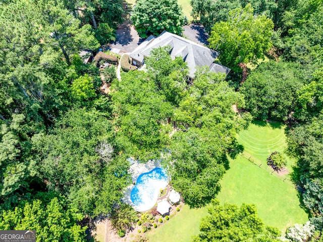 6180 Old Jefferson Rd, Athens, GA 30607 - bird's eye view of a pool