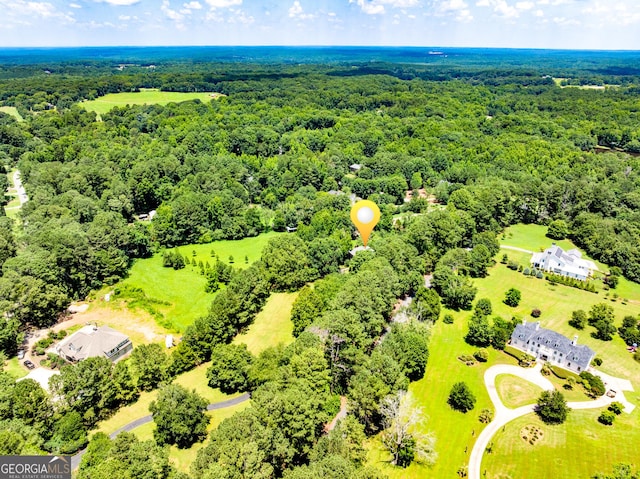 6180 Old Jefferson Rd, Athens, GA 30607 - drone / aerial view of a heavily wooded area