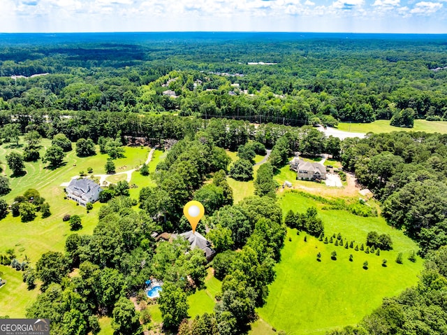 6180 Old Jefferson Rd, Athens, GA 30607 - aerial view of a forest