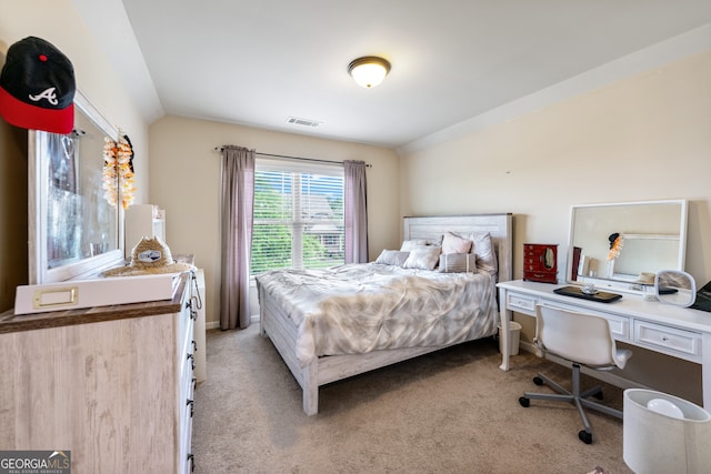 1626 Waterchase Dr, Dacula, GA 30019 - bedroom featuring lofted ceiling and light colored carpet