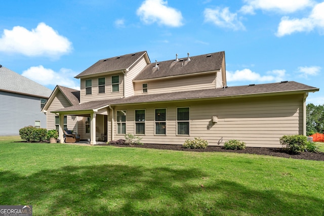 1626 Waterchase Dr, Dacula, GA 30019 - back of property with a patio area and a yard