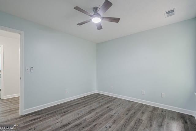 4959 Abbotts Glen Trl NW, Acworth, GA 30101 - unfurnished room with wood finished floors and a ceiling fan