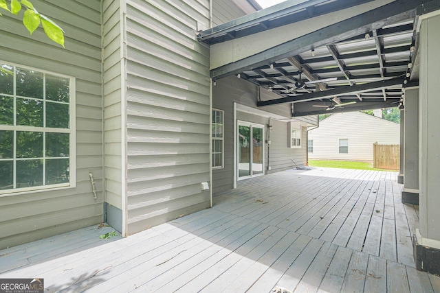 4959 Abbotts Glen Trl NW, Acworth, GA 30101 - view of wooden terrace