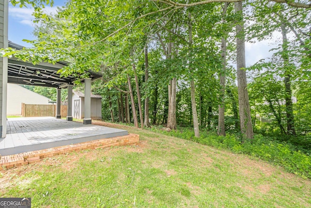 4959 Abbotts Glen Trl NW, Acworth, GA 30101 - view of yard with a shed and a deck
