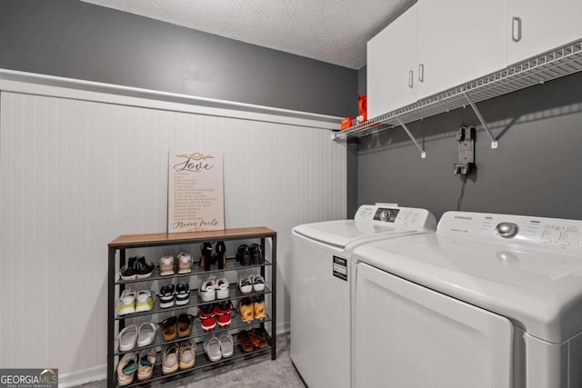 192 Sandhurst Ct, Suwanee, GA 30024 - washroom with separate washer and dryer and cabinet space