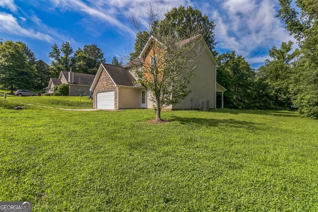 3376 Trotters Ridge Trl, Gray, GA 31032 - view of home's exterior featuring a lawn