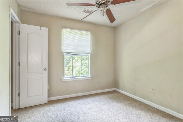 3376 Trotters Ridge Trl, Gray, GA 31032 - carpeted spare room with ceiling fan and a textured ceiling