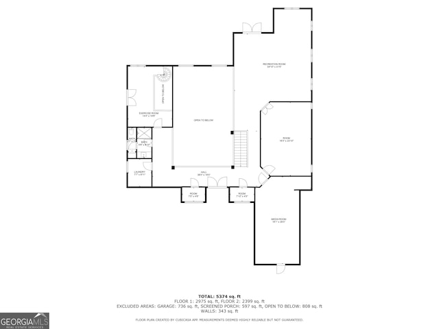 6590 Lights Ferry Rd, Flowery Branch, GA 30542 - view of room layout