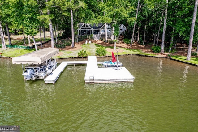 1320 Dogwood Drive 1320Dogwood Drive, Greensboro, GA 30642 - dock featuring a water view